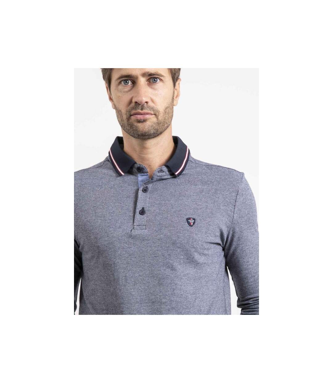 Polo manches longues pur coton PYTHON-3
