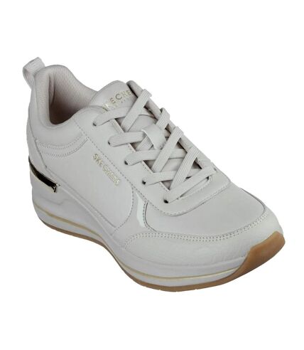 Womens/ladies billion 2 fine shine trainers off white Skechers