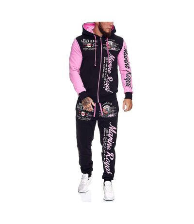 Ensemble jogging sportswear Survêt 512 Noir, rose