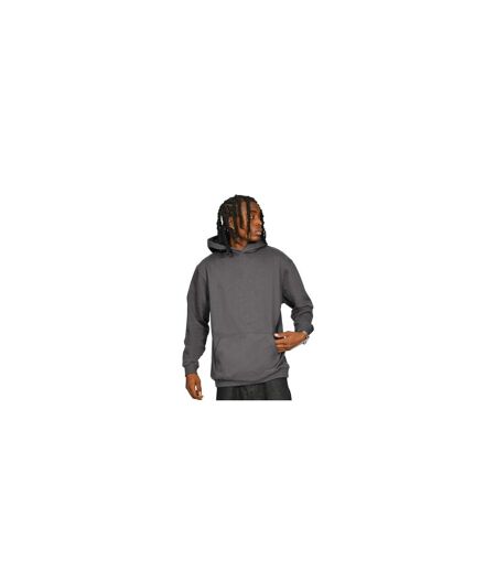 Mens Core Ringspun Cotton Oversized Hoodie Charcoal Casual Classics