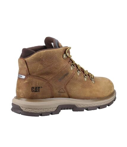 Mens exposition hiker leather safety boots pyramid CAT Lifestyle