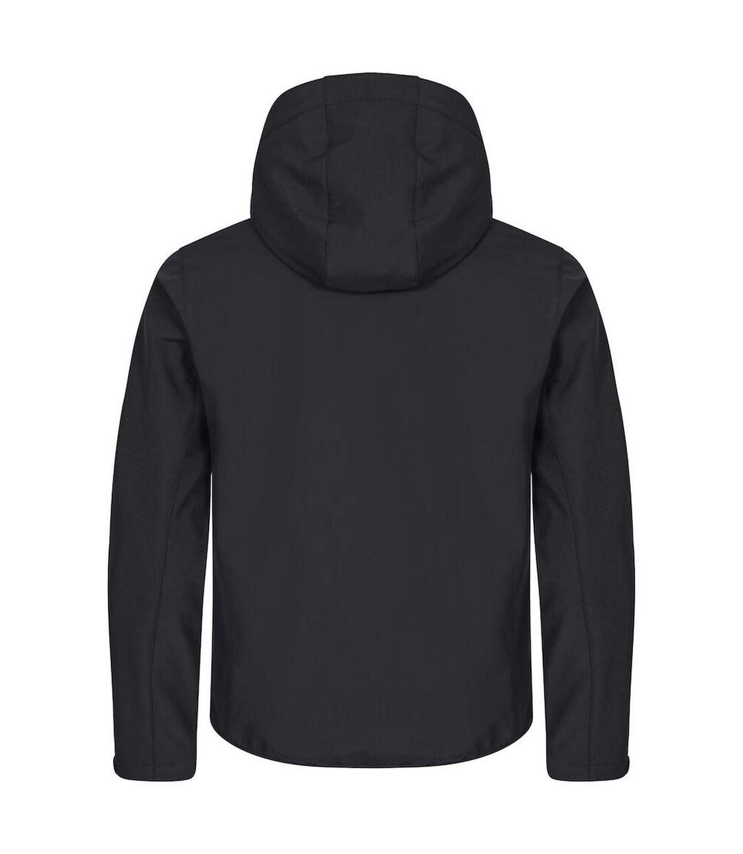 Mens Classic Soft Shell Jacket Black Clique-2