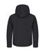 Mens Classic Soft Shell Jacket Black Clique-2