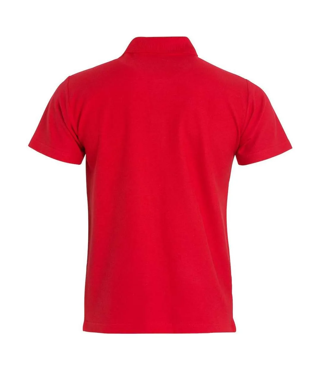Polo Basic Homme Rouge Clique-2