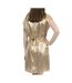 Robe doré femme deeluxe line-2