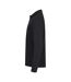 Polo Manches Longues Premium Homme Noir Clique-3