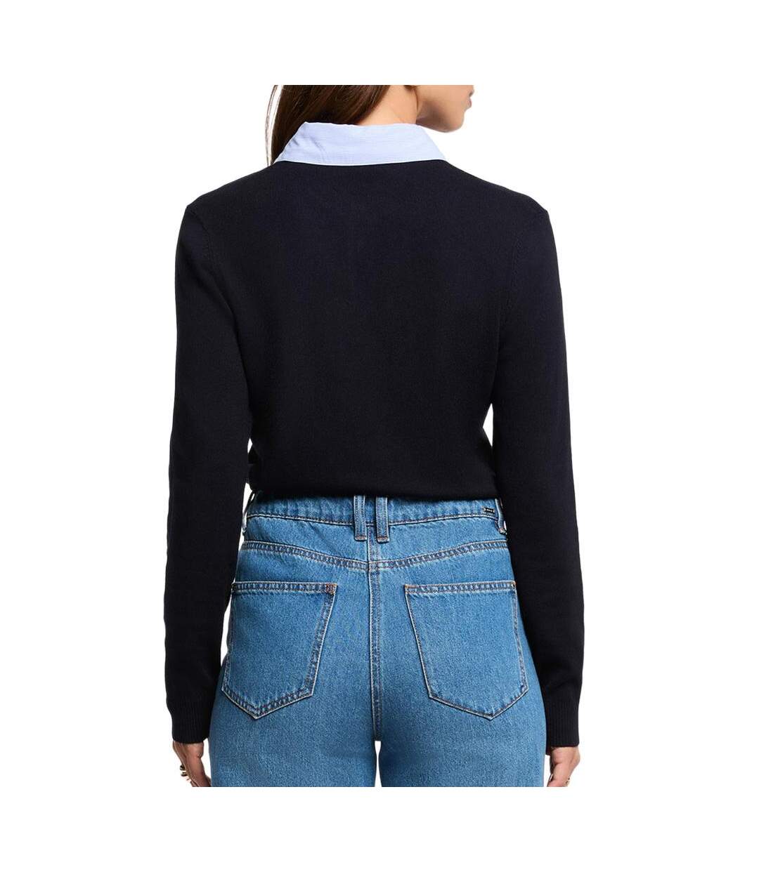 Pull marine femme morgan mvikou-2