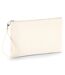 Westford Mill Canvas Wristlet Pouch (Natural/Natural) (10.2 x 6.7in)