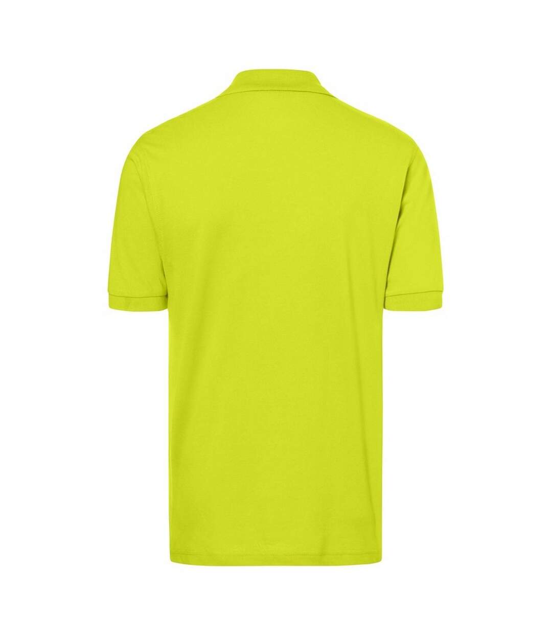 Polo Classic Homme Jaune Fluo James And Nicholson-2
