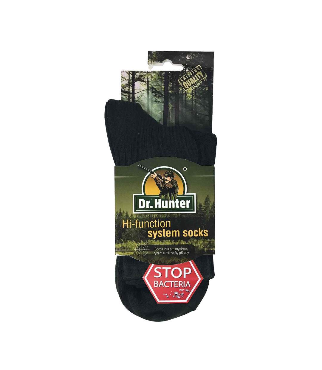 2 Pack Mens Cotton Hiking Boot Socks with Silver Technology-2