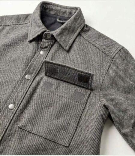 CHALLENGER BALTHUS2 — Surchemise flanelle gris chiné : la chaleur décontractée au quotidien