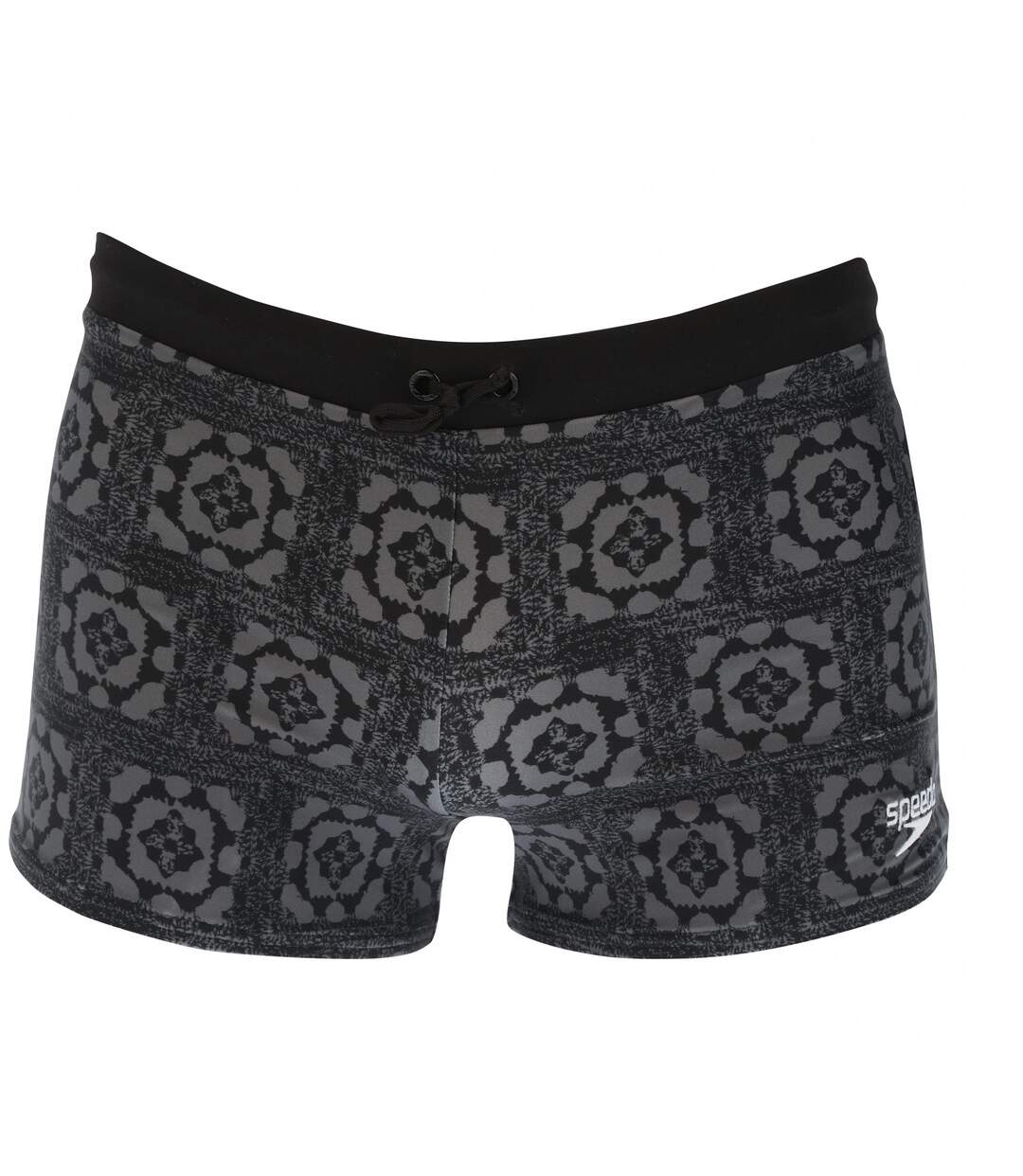 Mens valmilton palm leaf swim shorts black/grey Speedo-1