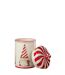 Boîte Déco en Dolomite Père Noël 26cm Rouge-2