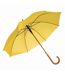 Parapluie Droit Motif/style Poignée En Bois Tango 89 Cm X 103 Cm Jaune L-Merch-1