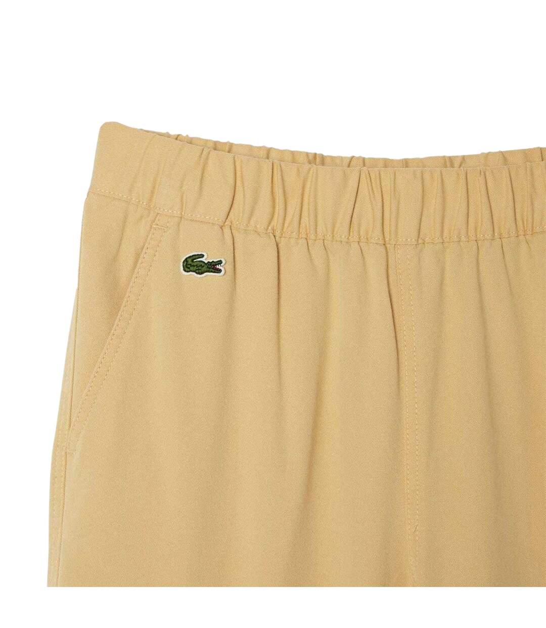 Womens/ladies Gabardine Cargo Trousers Natural Lacoste-3