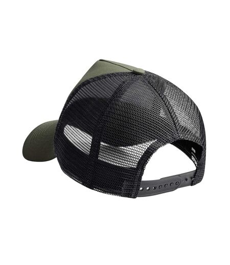 Casquette trucker adulte vert sombre / noir Beechfield