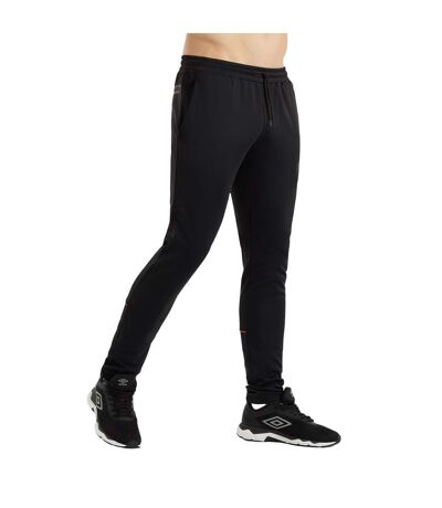 Mens Pro Polyester Training Bottoms Black Dragon Fire Umbro