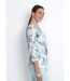 Tunique manches 3/4 voile-3
