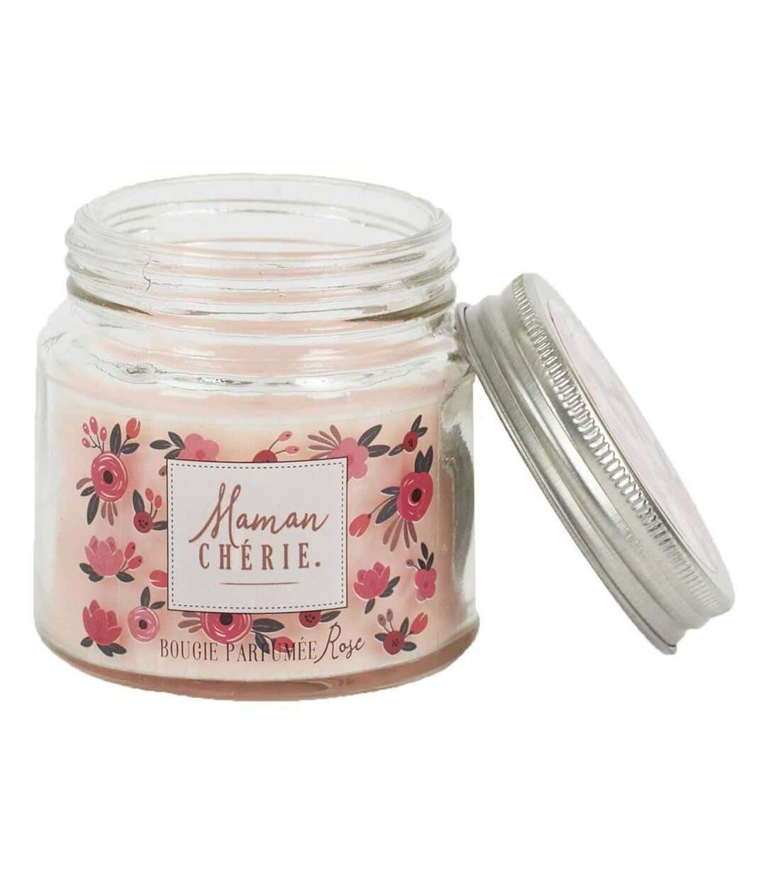 Bougie parfumée en pot Maman 6.5 cm (Lot de 2)