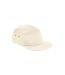 Beechfield Unisex Adult Canvas 5 Panel Baseball Cap (Natural)