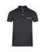 Polo Motif Signature Adulte Noir Aquascutum-1