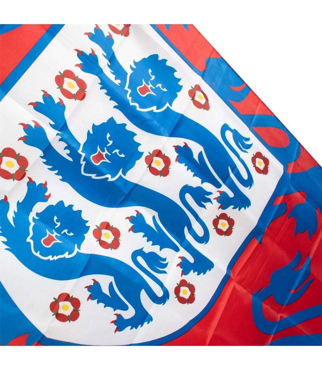 Three Lions Flag One Size Red Blue England FA-2