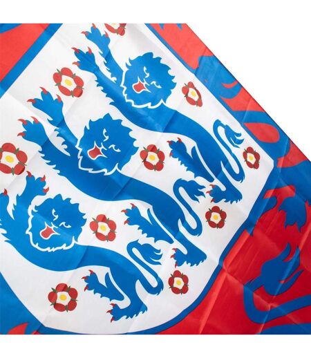 Three Lions Flag One Size Red Blue England FA