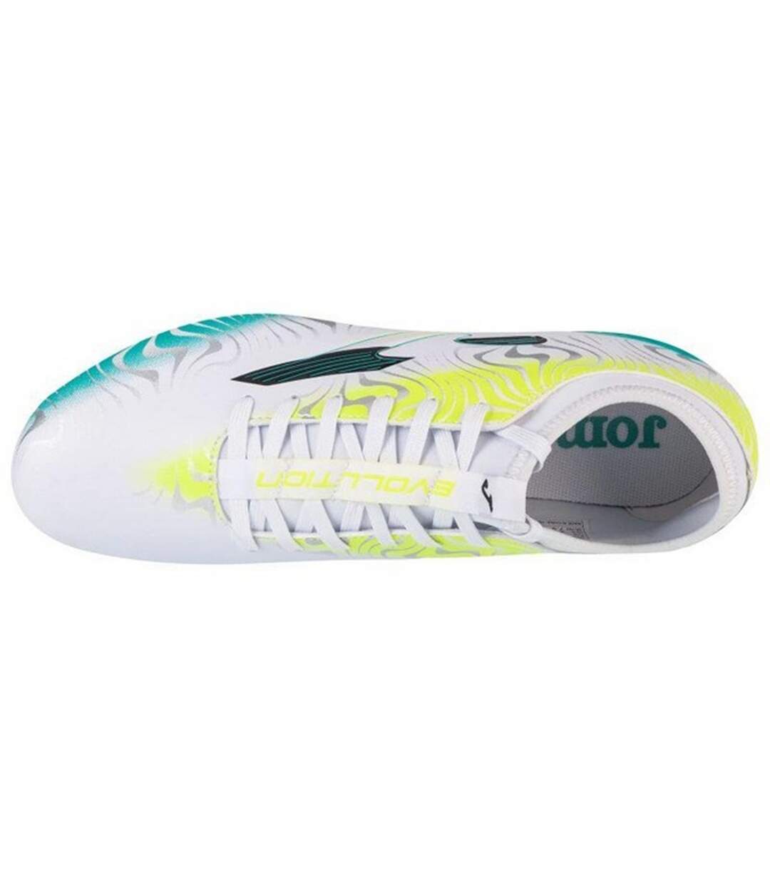 Chaussures De Foot Pour Terrain Artificiel Evolution Homme Blanc Bleu Jaune Joma-3
