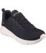 Womens/ladies bobs sport b flex visionary essence trainers black Skechers