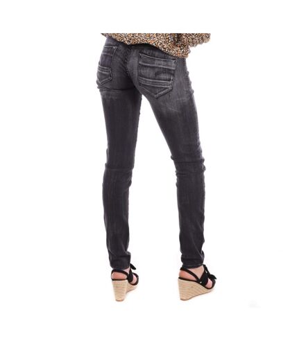 Jean slim noir délavé femme G-Star New Radar - W24-L30