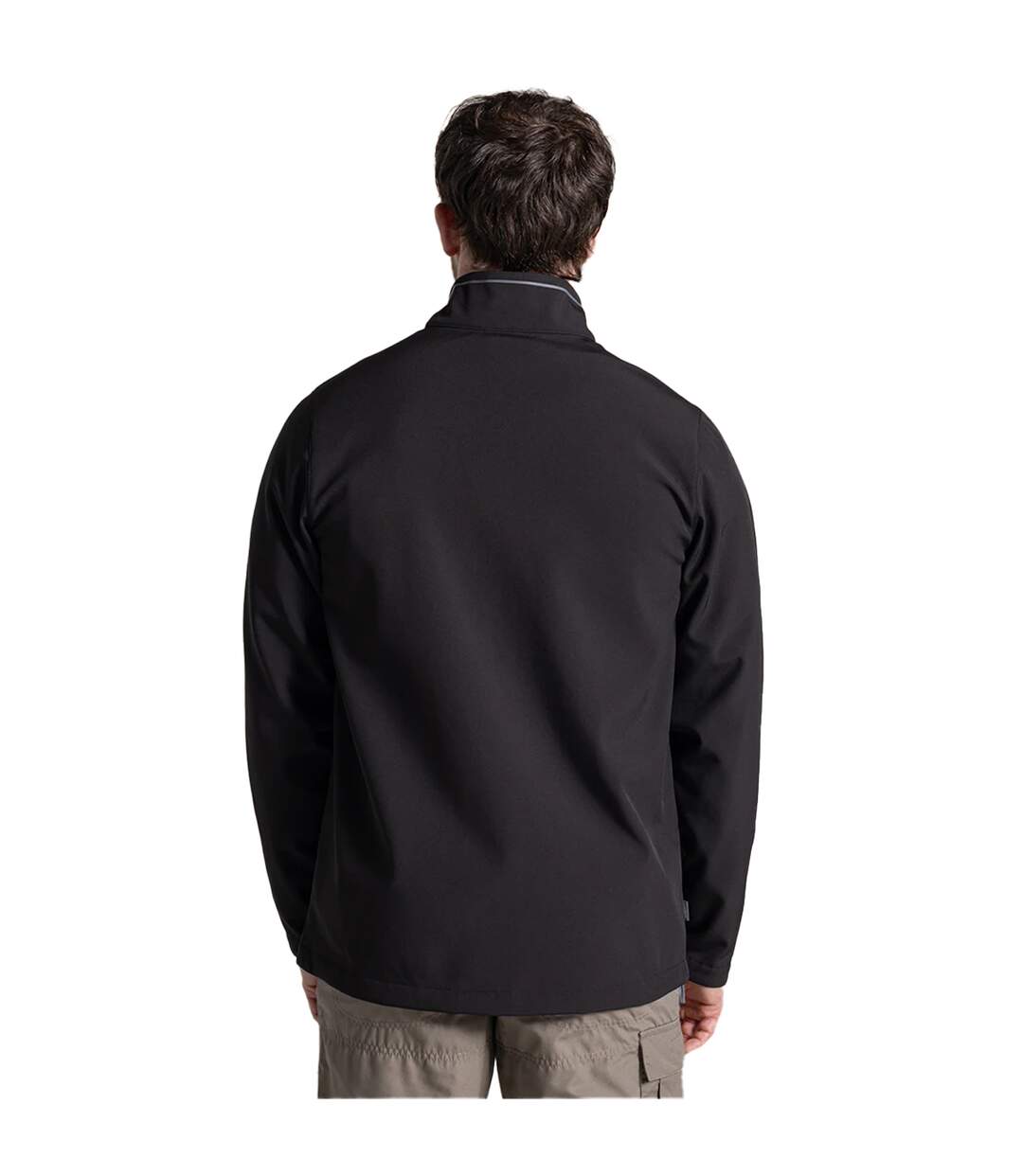 Mens Kiwi 3 Layer Soft Shell Jacket Black Craghoppers Expert-3