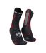 X1 paire de chaussettes trail  noir/rouge mixte compressport pro racing socks - 35/38-1