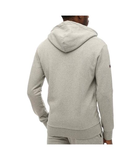Sweat zippé gris homme superdry plain hood
