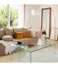 Tapis Déco Motifs en Relief Row 150x200cm Beige-4
