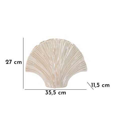 Vase en Céramique Perly 35cm Blanc