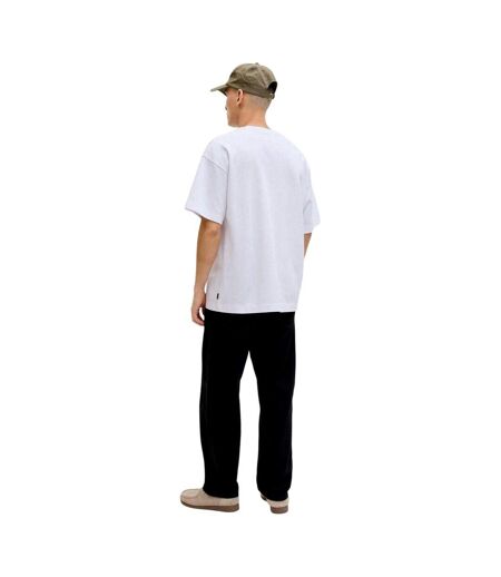 Mens Barron Crew Neck Oversized T-shirt White Jack And Jones
