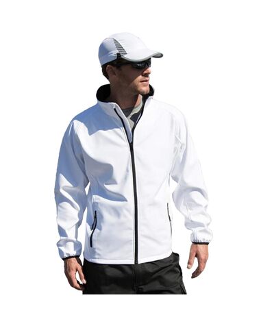 Veste Softshell Homme Blanc Noir Result Core