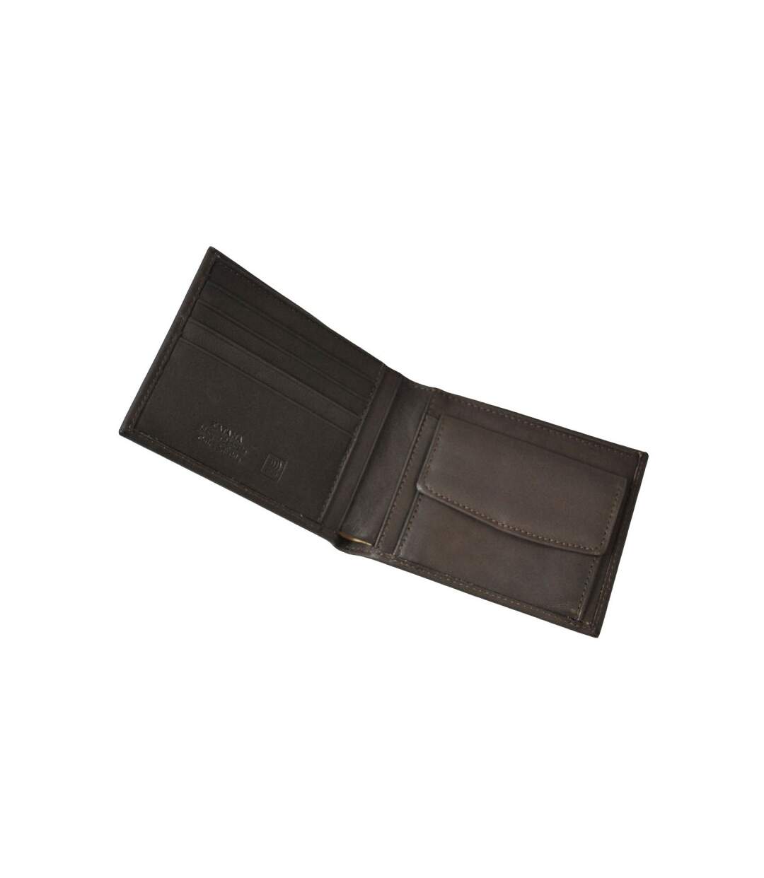 Katana - Portefeuille en cuir protection RFID - marron foncé - 7718-3