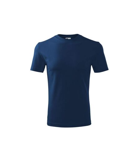Mens Classic New T-shirt Dark Blue Adler