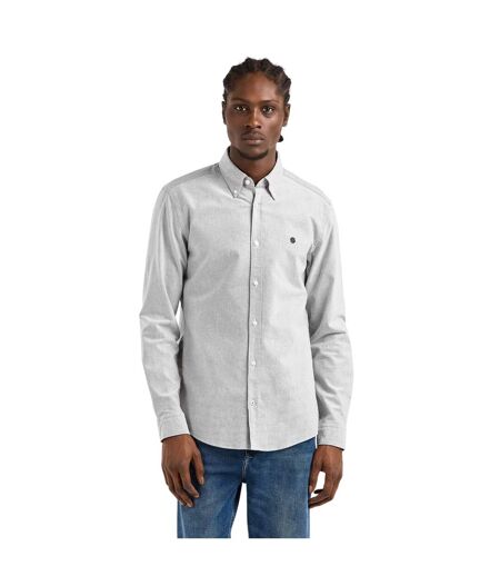 Mens Oxford Regular Long-sleeved Shirt Green Boss