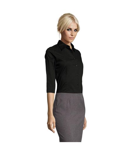 Blouse Femme Noir SOLS