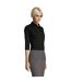 Blouse Femme Noir SOLS-1