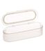 Boîte de Rangement 4 Compartiments Alba 27cm Beige-3