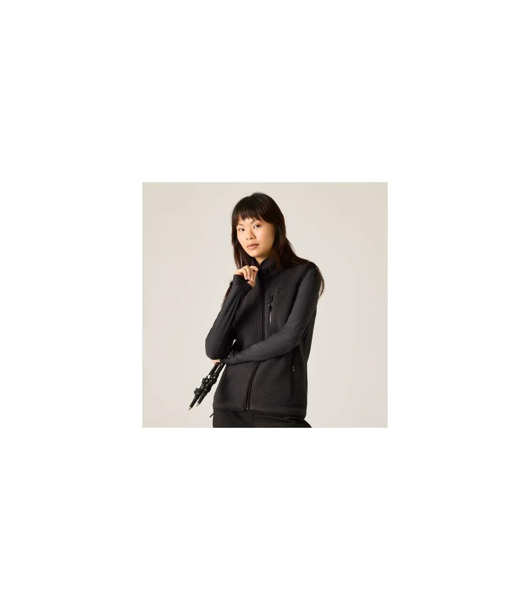 Womens/ladies Excursion Fleece Body Warmer Black Dare 2B-1