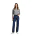 Womens/ladies Parkway 5 Pockets Straight Leg Jeans Blue Boss-1