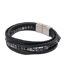 Bracelet noir geographical norway 315101 - taille unique-2