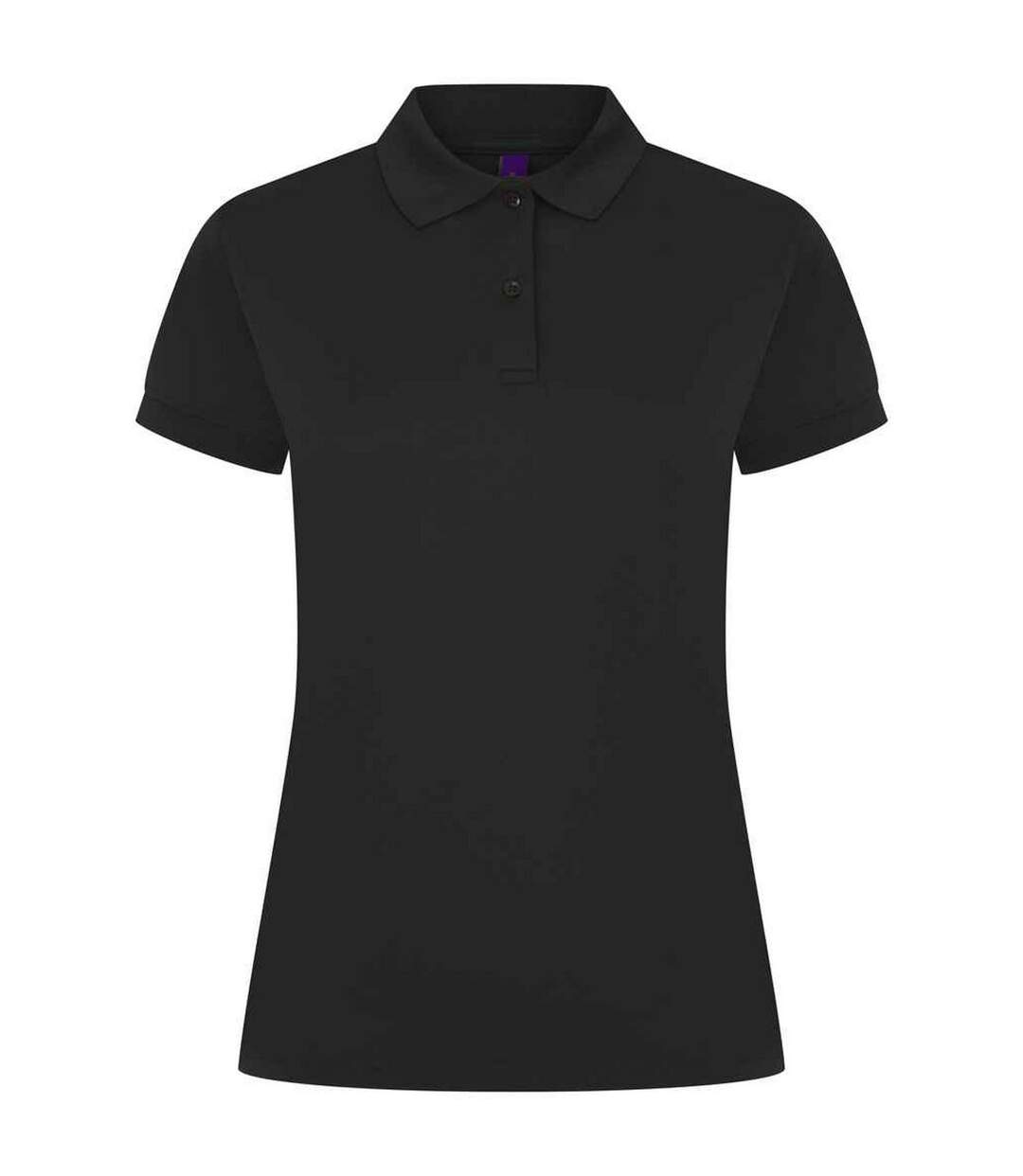 Polo femme noir Henbury