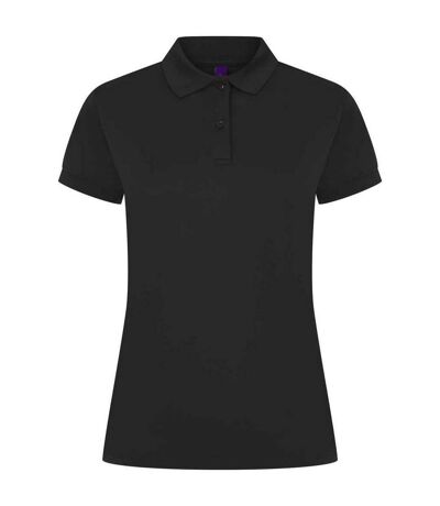 Polo femme noir Henbury