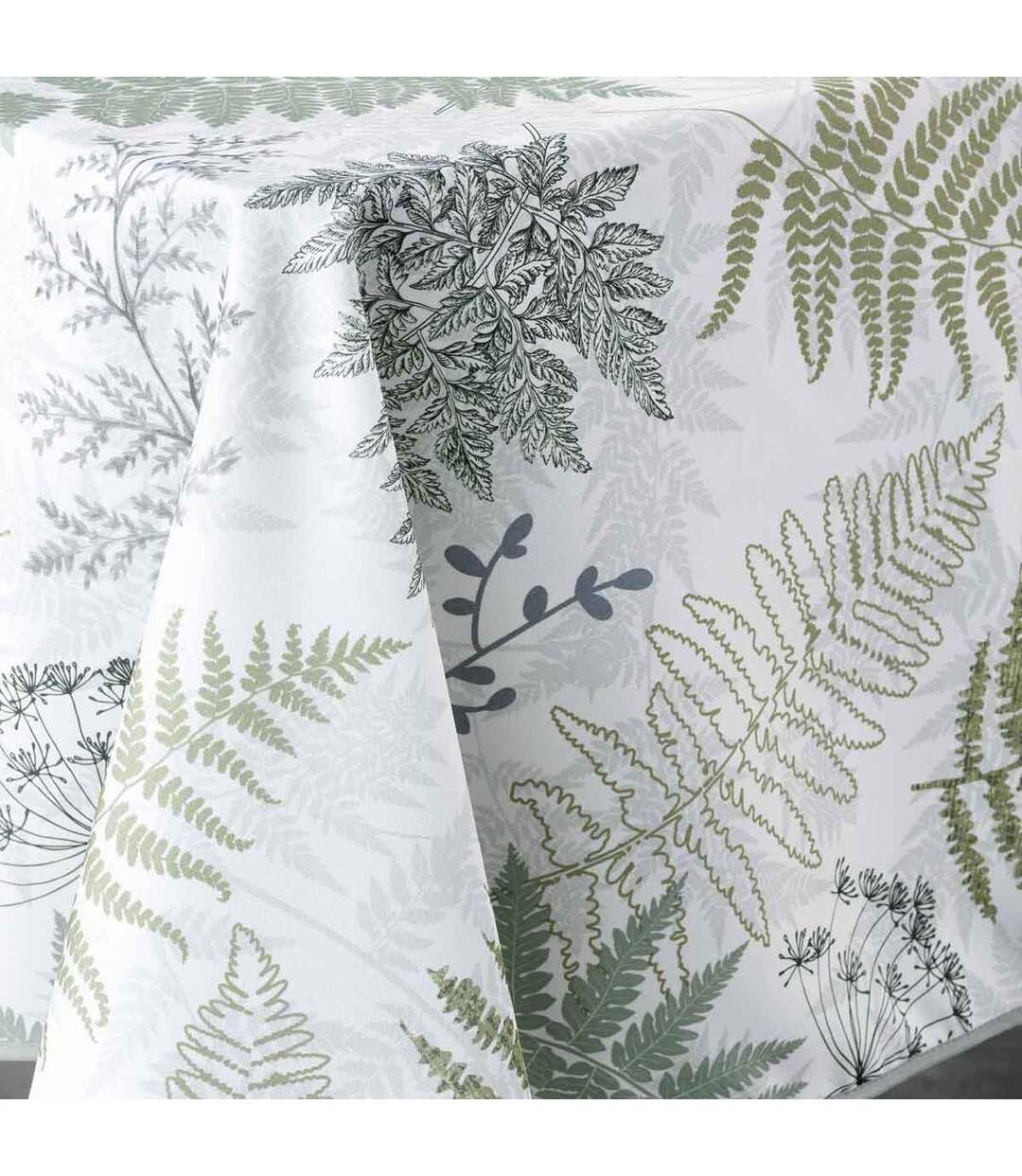 Nappe Imprimée Melisandre 150X240cm Vert-2