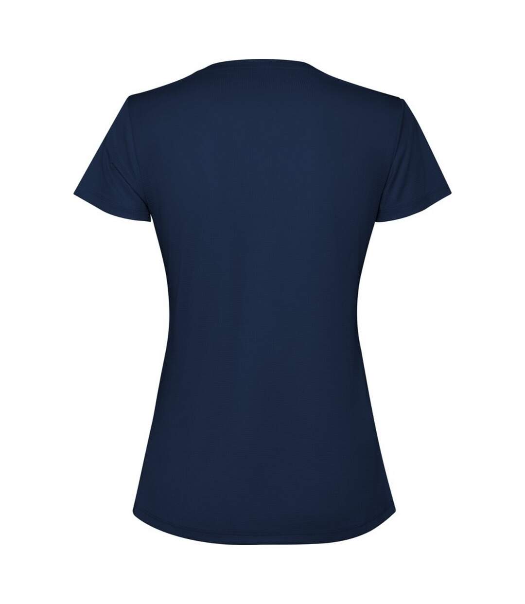 Womens/ladies Estoril Short-sleeved T-shirt Navy Blue Roly-2